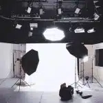 camera studio set up